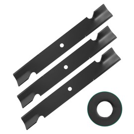 Belleone 038-0005-00 High Lift Mulching Blades 54 Inch Compatible with Bad Boy MZ Magnum 54 CZT 5400, Replace 038-0001-00 15112 Mower Blades, 3 Pack