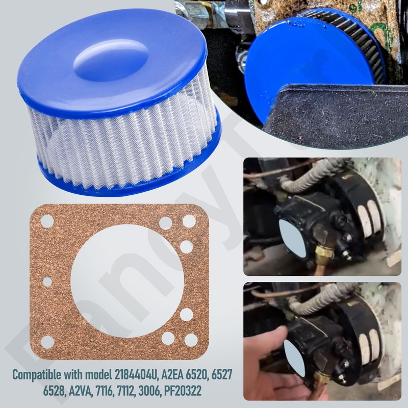 3 Pack A2VA7116 A2EA6520 Strainer Kit & Gasket Compatible with