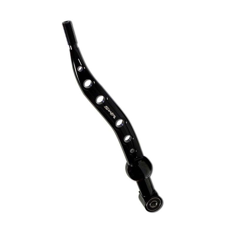 VMS Racing Dual Bend SHORT THROW SHIFTER in BLACK CNC
