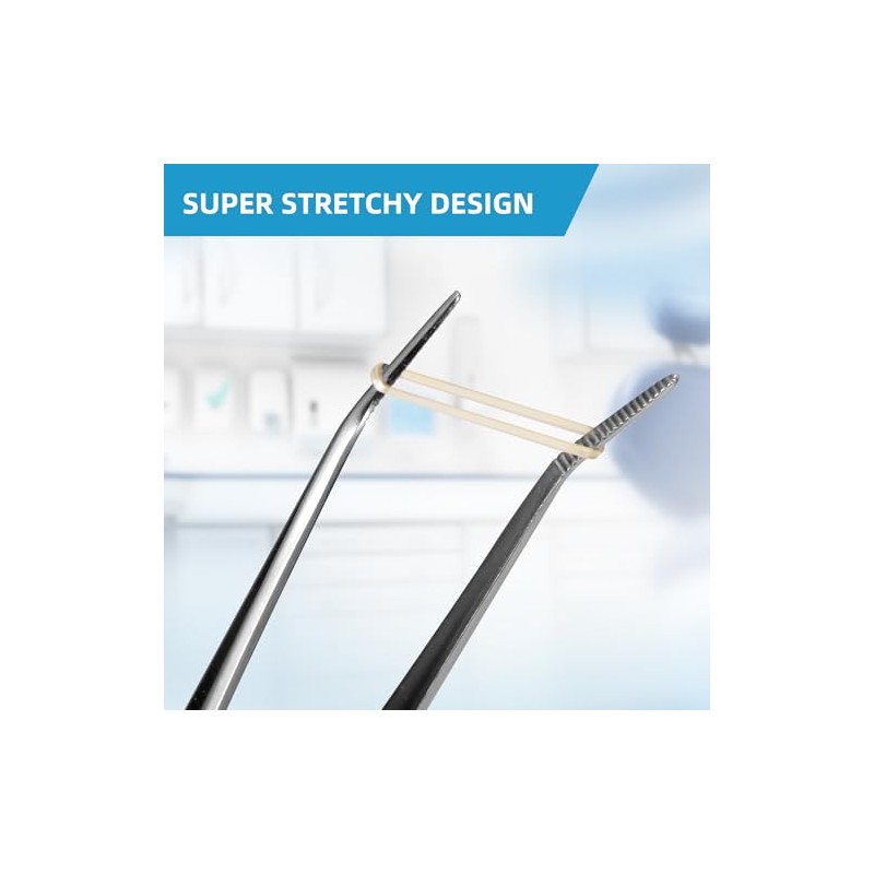 Annhua Annhua 500Pcs Orthodontic Elastics Rubber Bands, 5 Pcs Placers