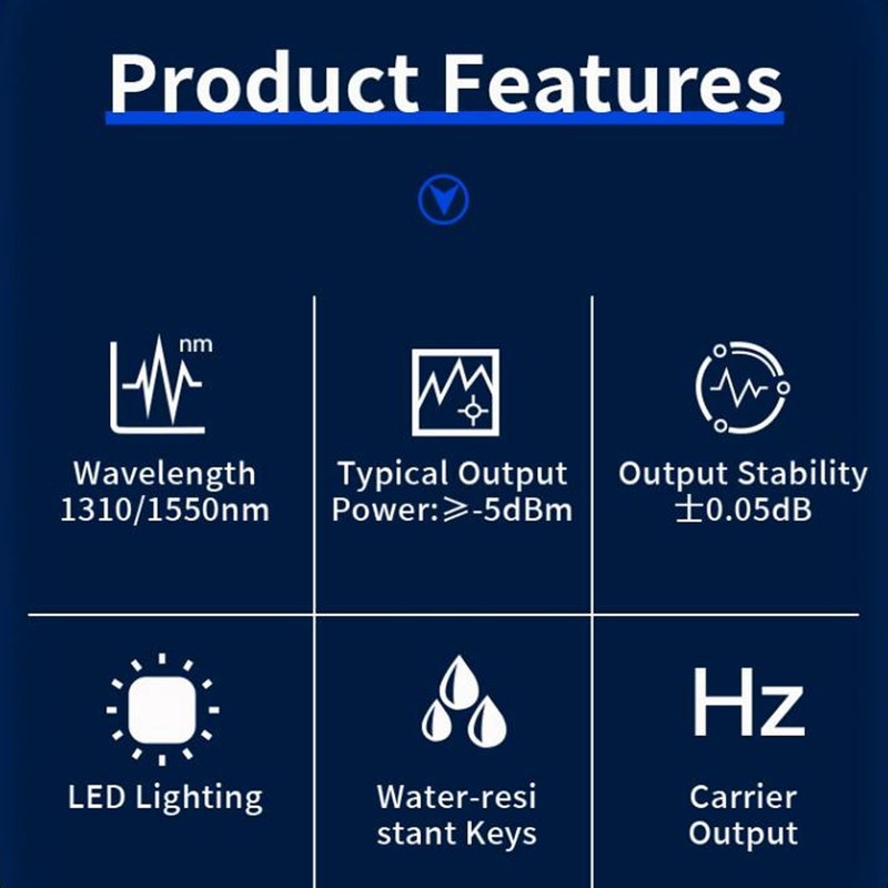 Optical Light Source, Handheld Stabilized Light Source Single Mode Light