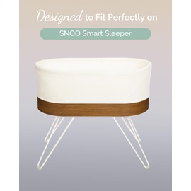 TotCare - Sábanas bajeras compatibles con SNOO Happiest Baby Oval Moisés – Mantequilla suave y sedosa, sábanas de punto elástico de alta calidad, cielo + salvia + nube, paquete de 3