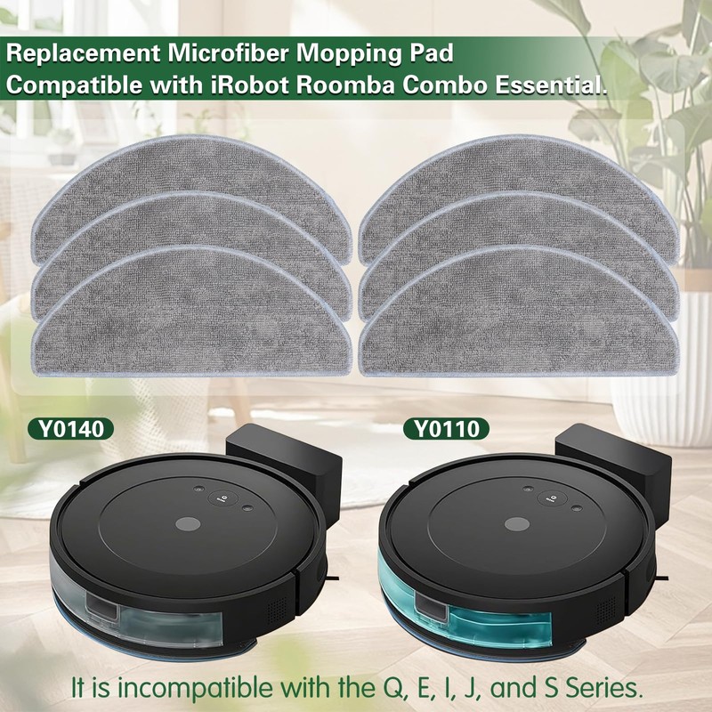 VIEWALL - Juego de 6 trapos compatibles con iRobot Roomba