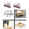 FEIHU 25 Pcs 20X25x6mm Flap Wheels Set.for Removing Rust, Deburring,