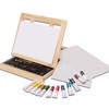 Mixed Media Art Set - 34 Piece, Easel Painting Kit