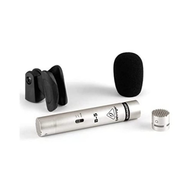 Behringer B-5 Gold-Sputtered Diaphragm Condenser Microphone Silver, (B5)