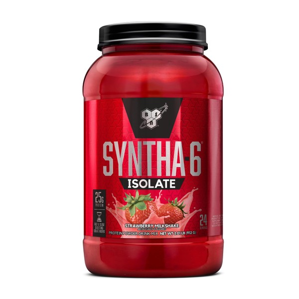 BSN BSN SYNTHA-6 Isolate Protein Powder, Strawberry Protein Powder with