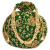 Indian Ethnic Pink Potli Bag Ladies Handbag Clutch for Bridal