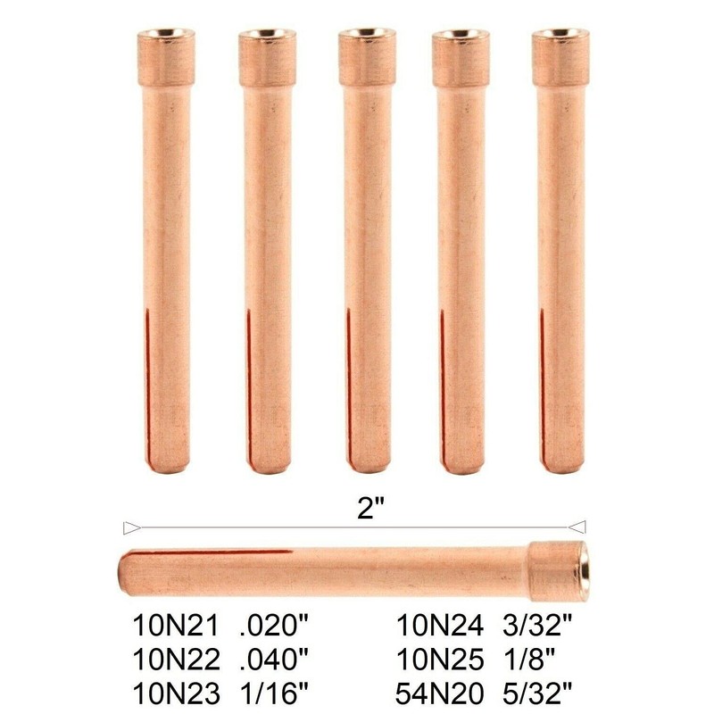 STARTECHWELD 10N25 TIG Welding Collet 1/8” Torch Collet for TIG