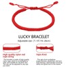 Red Lucky Bracelet for Women Men, Kabbalah Red String Bracelet