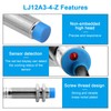 LJ12A3-4-Z BX Proximity Sensor RUIZHI Pack of 5 LJ12A3-4-Z Switch