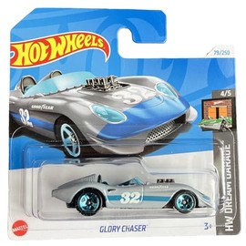 Hot Wheels - Glory Chaser - HW Dream Garage 4/5 - HTD12 - Short Card - Good Year - Grey - Mattel 2024-1:64