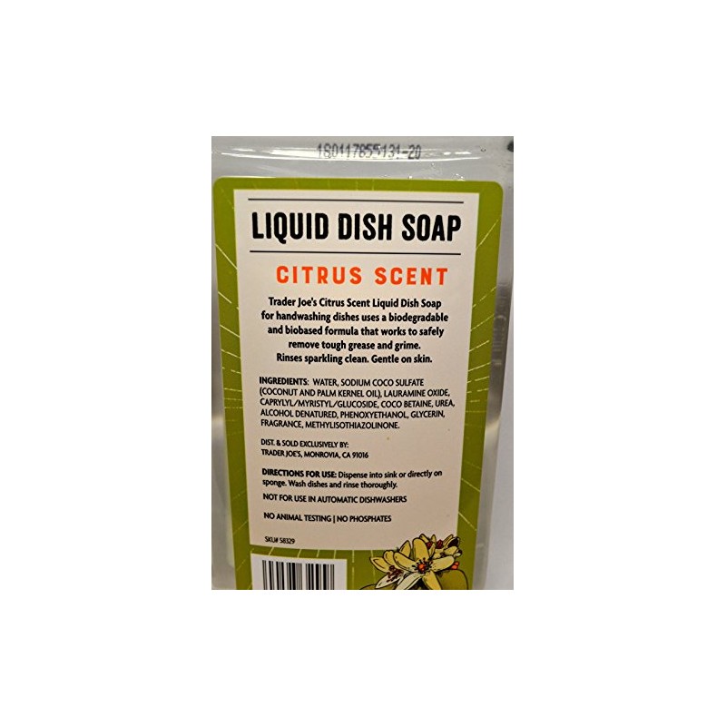 Liquid Dish Soap Citrus Scent