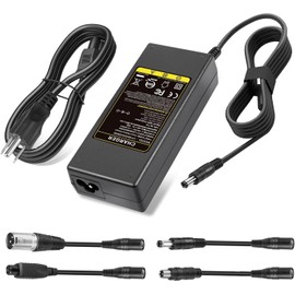 SGS Certified 42V 2A Scooter Charger with 5 Plugs Connections, for Razor/Jetson/Voyage, Gotrax, Ninebot Electric Charger for 36V 10S Li-ion Battery