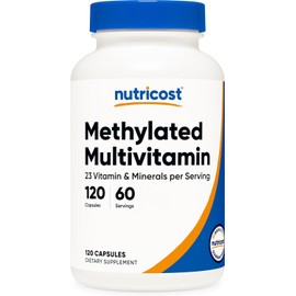 Nutricost Methylated Multivitamin 120 Capsules, 60 Servings - 23 Vitamin & Minerals Per Serving
