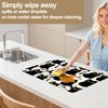 Stove Top Covers for Electric Stove,Cute Black Cat Fish Heat