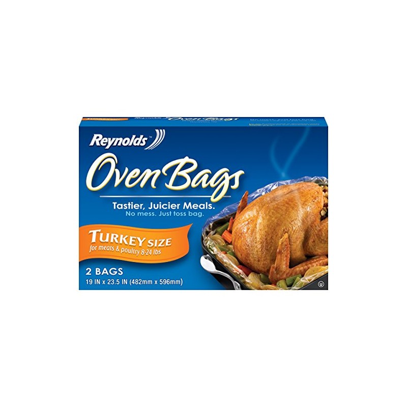 Reynolds 1001090000510 Oven Cooking Bag, Turkey Size, 2-Ct. - Quantity