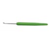 KnitPro 3.5 mm Waves Aluminium Crochet Hook, Parott Green