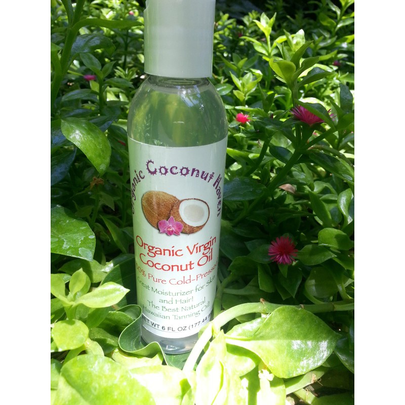Organic Virgin Coconut Oil 100% Pure-Cold Pressed 6oz. Unscented for