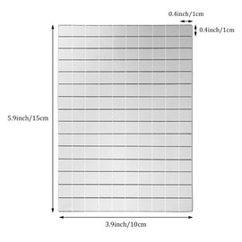 AIVS Self-Adhesive Real Glass Craft Mini Square & Round Mirrors Mosaic Tiles/Stickers for DIY Craft Decoration(10 x 10 mm, 1500 Pieces)