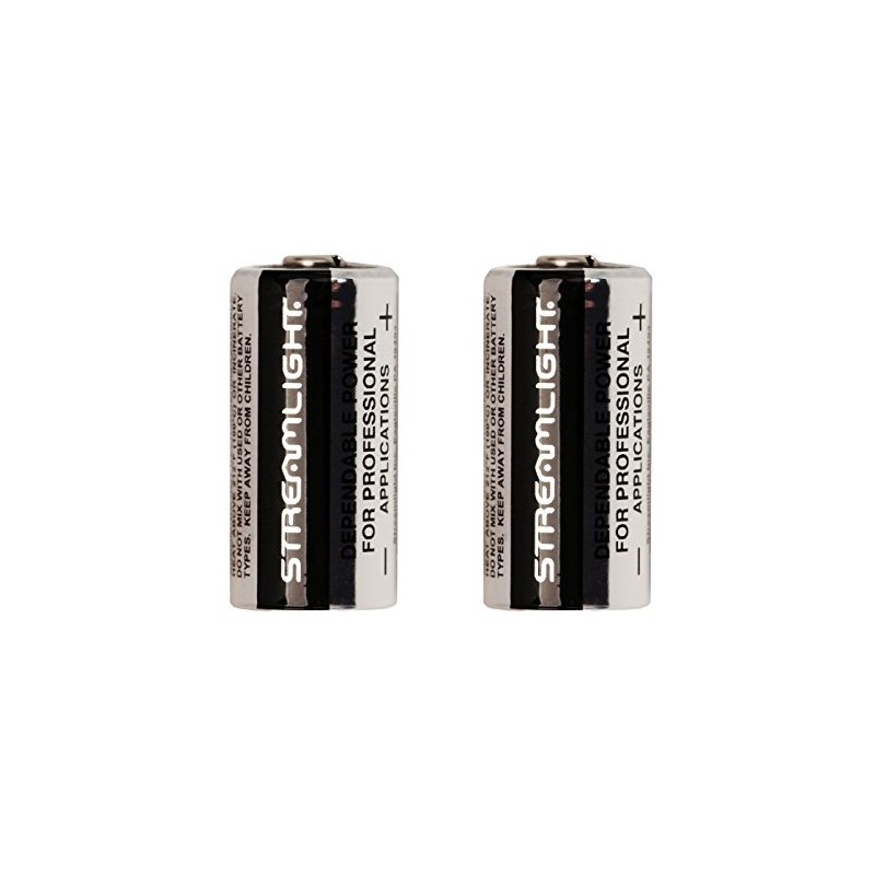 Streamlight Battery 2Pk Lithium Cr123 3V/Scorpion [Set of 2]