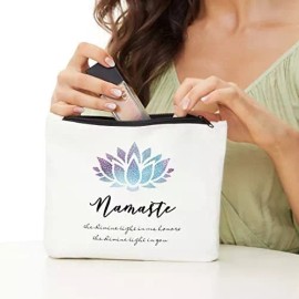 JIUWEIHU Regalos De Meditación Para Namaste Yoga, Neceser Y Monedero