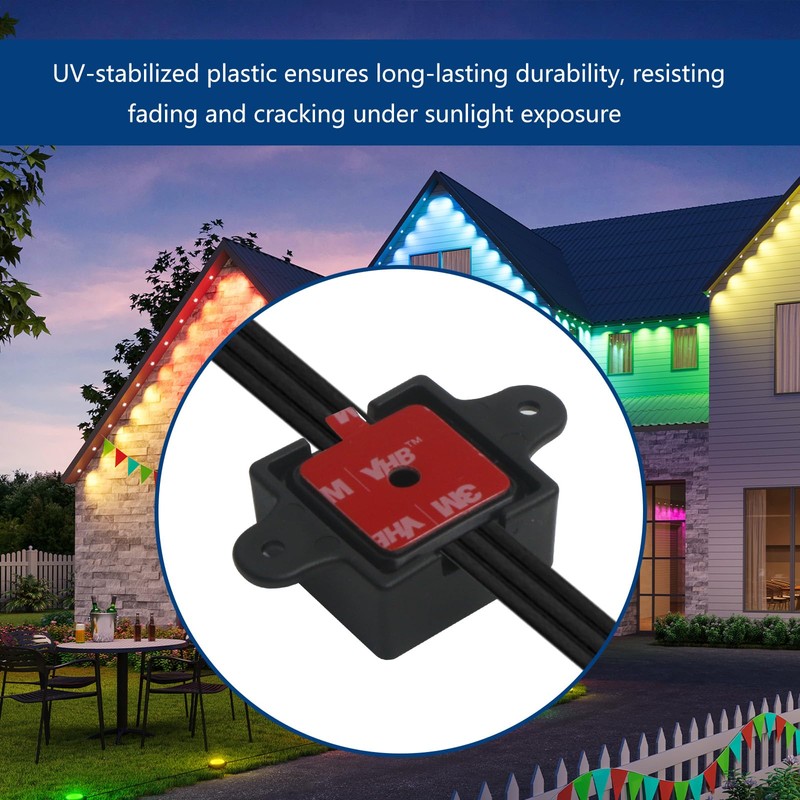 LED Light Mounting Clips for Govee H705 H805, (Non-Pro Version)