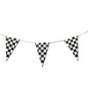 60m PE Black and White Checkered Racing Flag F1 Racing