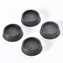 4Pcs Anti-Vibration Rubber Feet for Washing Machine & Dryer - Non-Slip Stabilizer Pads to Reduce Noise & Movement (Grey)