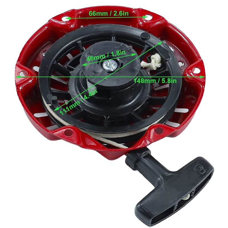 ZAMDOE Recoil Starter Pull Cord Starter for Honda GX100 engines,