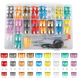 306PCS Car Fuses Assortment Kit, Mixed Vehicle Blade Fuses with Circuit Tester, Standard & Mini & Low Profile Mini Fuse (2A 5A 7.5A 10A 15A 20A 25A 30A 35A) Car Fuse Kit for RV, Auto, SUV, Truck