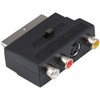 AYMBH Switchable RGB SCART to 3 x RCA (Phono) &
