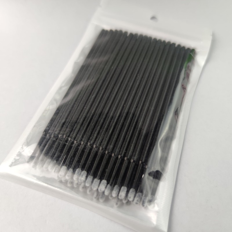 50 Pieces Microswabs for Eyelash Extensions, 10CM Lash Cotton Swabs,