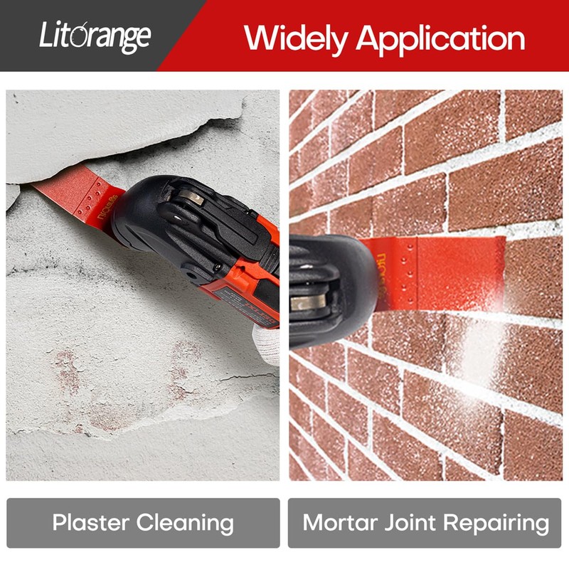Litorange Multitool Blades Oscillating Multi Tool Carbide End Blades for