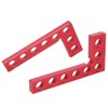 90 Degree Positioning Squares Right Angle Ruler Woodworking Tools Inch