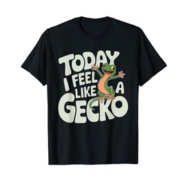 Today I feel like a Gecko Tshirt for Children | Kids Gecko T-Shirt