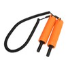 Ice Fishing Safety Pick Stainless Steel Orange Retractable Ice Awls