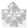 VEILEDGEM 8 Oz Unbreakable Tritan Drinking Glasses Shatterproof Acrylic Glasses