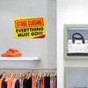 Store Closing Sign | Everything Must Go Bis Sale Sign