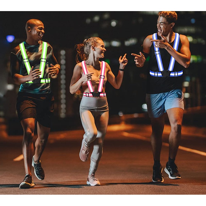 Fepdiu High Visibility Reflective Vest Safety Vest Running Reflective Gear