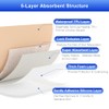 10 Count Silicone Foam Dressing 1.6" x 2", Wound Dressing