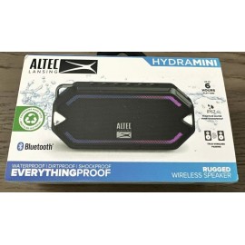 Altec Lansing HydraMini Waterproof Bluetooth Speaker - Black