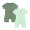 JunNeng Baby Boy 2 Pack Rayon of Bamboo Romper Sleeper