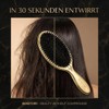 WinStory Extensions Hair Brush Gold for Bondings, Wefts and Clip-Ins