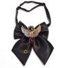 GRACEART Handmade Steampunk Bowtie with Baphomet Wing
