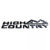 GM Gloss Black High Country Emblem Fender Door Tailgate Badge