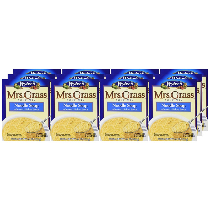 Mrs. Grass Soup Mix, Noodle, 4.2 Ounce (Pack of 12)