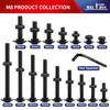 M8 x 20mm Flanged Button Head Socket Cap Screws Bolts,