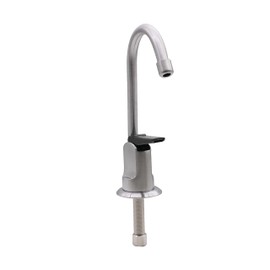 Westbrass A203-NL-07 6" Touch-Flo Style Pure Cold Water Dispenser Faucet, 1-Pack, Satin Nickel