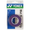 YONEX AC102-240-3SET Wet Super Grip (Set of 3) Dark Purple